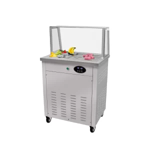 máquina de helado frito 1 plancha dkf 1c