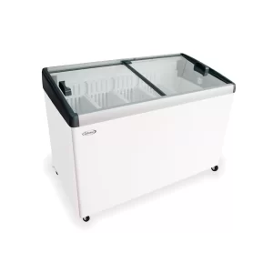 congeladora tapa vidrio 300 litros sd 398