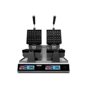 máquina de waffles cuadrados doble vwec 2